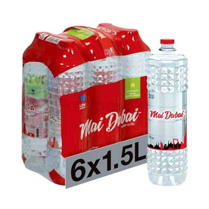 Mai Dubai Bottled Drinking Water 1.5Litre x 6Pcs