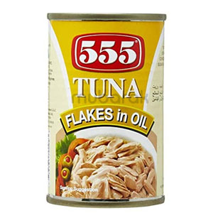 555 Tuna Flakes In Oil 155g