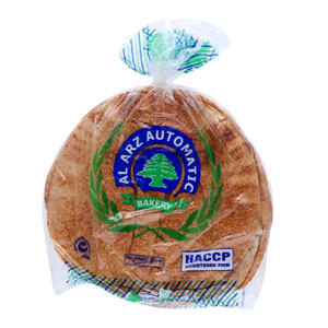 Al Arz Bakery Lebanese Brown Bread Medium