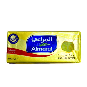 Almarai Natural Butter Unsalted 200g