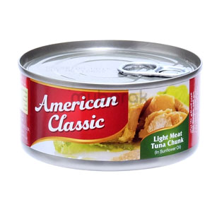 American Classic Tuna Light Meat Chunks 185g