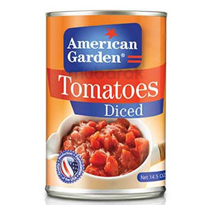 American Garden Tomatoes Diced 411g