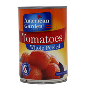 American Garden Tomatoes Whole Peeled 411g