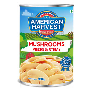 American Harvest Mushroom Pieces And Stems 400g