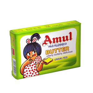 Amul Pasteurised Butter Unsalted 100g