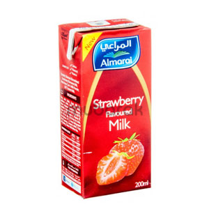 Almarai Uht Strawberry Milk 200ml