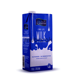 Al Rawabi Long Life Milk 1 Litre Full Cream