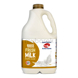 Al Ain Double Cream Milk 2Litre