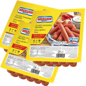 Americana Chicken Franks 3 x 340g