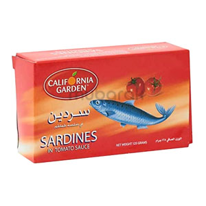 California Garden Sardines In Tomato Sauce 125g