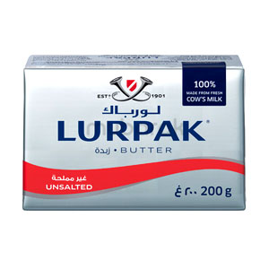 Lurpak Butter Unsalted 200g