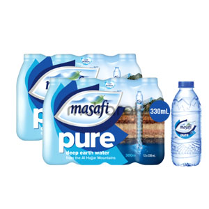 Masafi Pure Drinking Water 330ml x 12Pcs