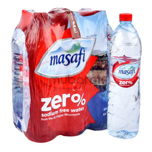 Masafi Water Zero 1.5Ltr x 6Pcs