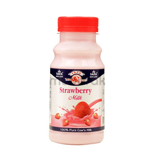 Safa Strawberry Milk 200ml Bottle