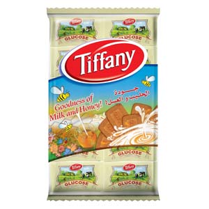 Tiffany Glucose Milk & Honey Biscuits 50g x 12 Pieces