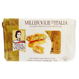 Matilde Vicenzi Butter Puff Pastry Sticks 125g