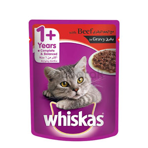 Whiskas Wet Cat Food Pouch Chicken 85g