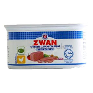 Zwan Chicken Luncheon Meat With Olives 200g