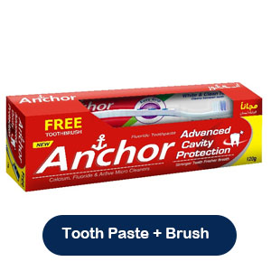 Anchor Advance Cavity Protection Toothpaste 120g With Toothbrush