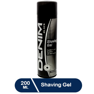 Denim Black Shaving Gel 200ml