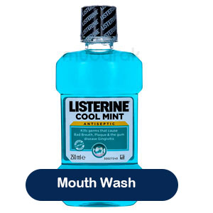 Listerine Mouthwash Cool Mint 250ml